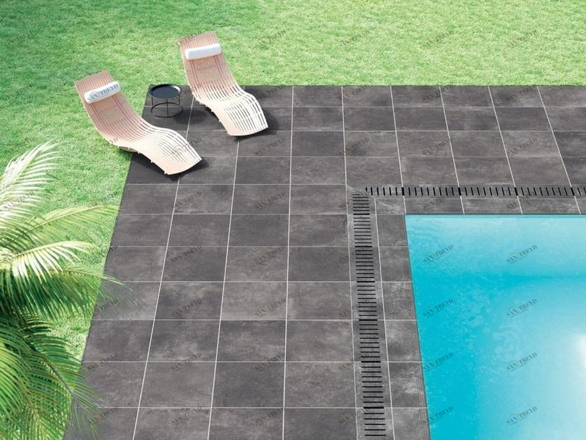 La Fabbrica Наружный пол из керамогранита с эффектом бетона Blue evolution sun-id-1371922