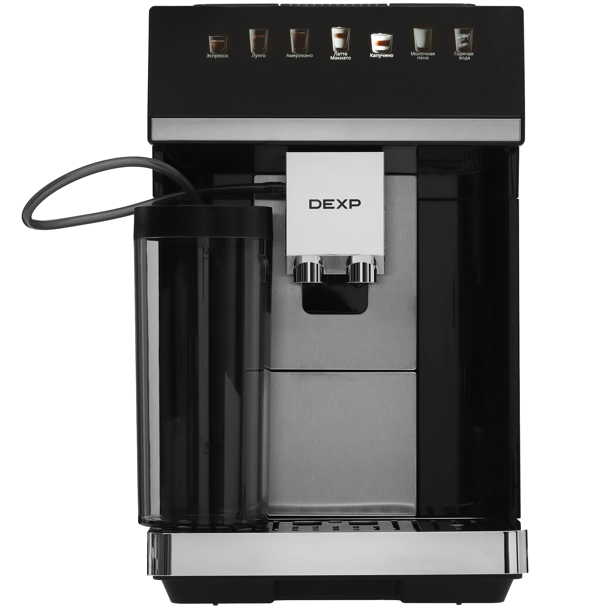 9126084 Кофемашина автоматическая DEXP DAM-155AG черный STDN-0020173 - Вид №1