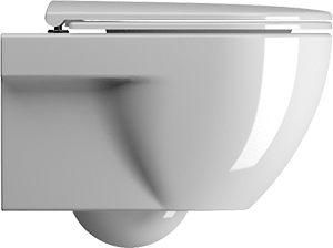 911511 Подвесной унитаз настенный Белый GSI ceramica City Италия - Вид №1