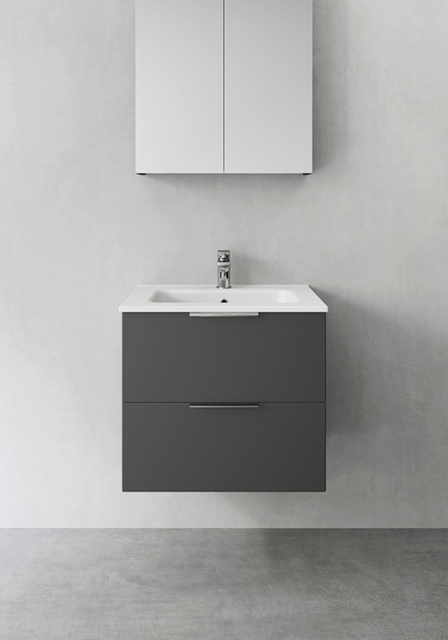 1390201 Шкаф Для Умывальника Antracit 600 Hafa  Антрацитовый 