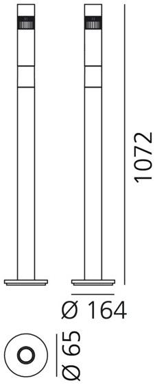 Artemide Светодиодный торшер прямого и отраженного света из алюминия Objective sun-id-1346919 - Вид №1