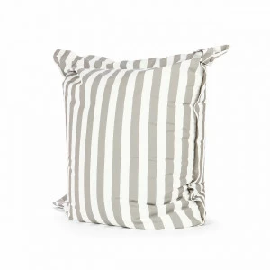 Пуф XXL черно-белый в полоску LAZY LIFE PARIS ДИЗАЙНЕРСКИЕ 051203 Белый;черный