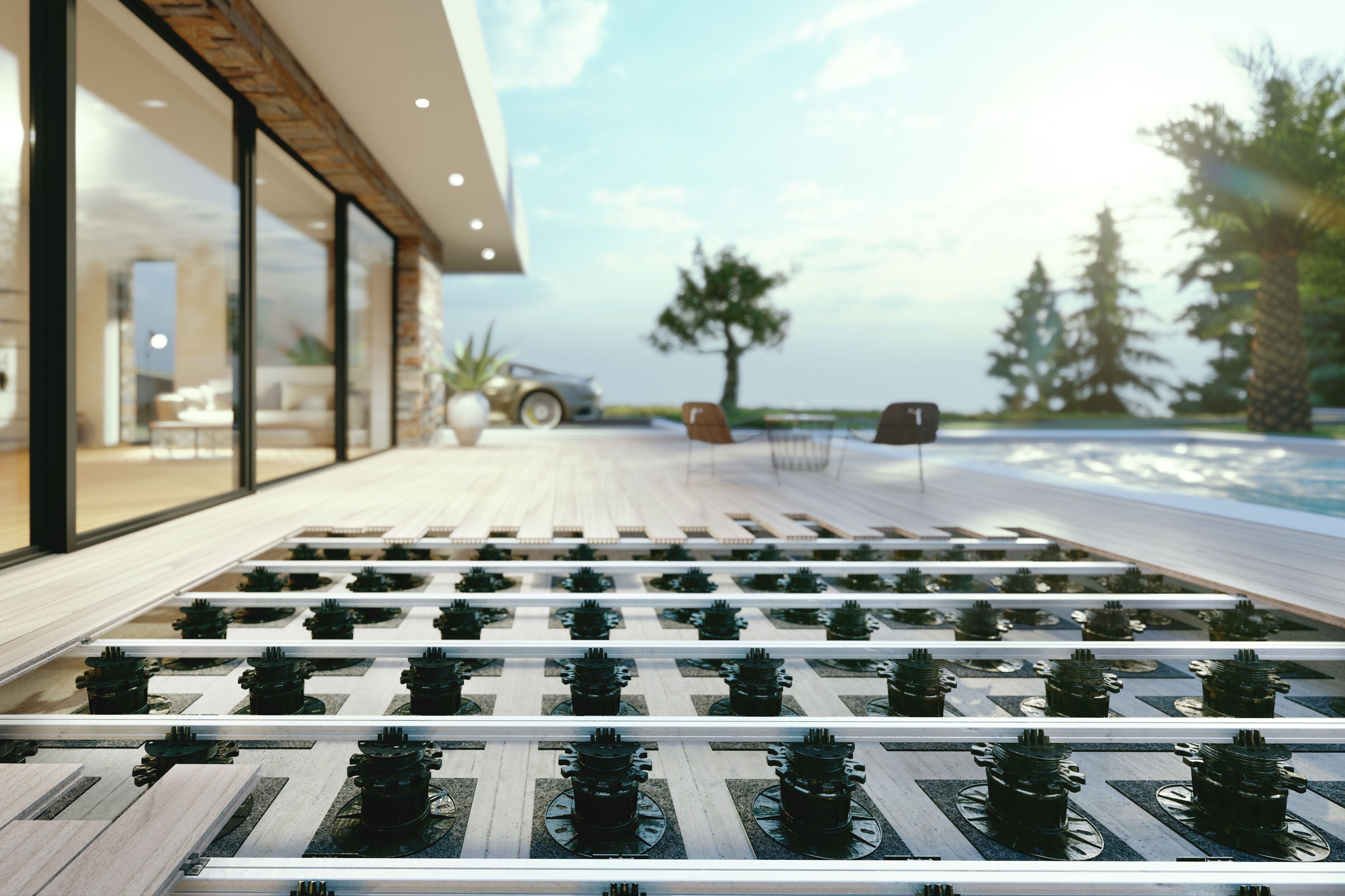 Алюминиевая опора для настила и павинга Dakota MAGATELLO KERADECK® 30 ARCH-00099729 - Вид №6