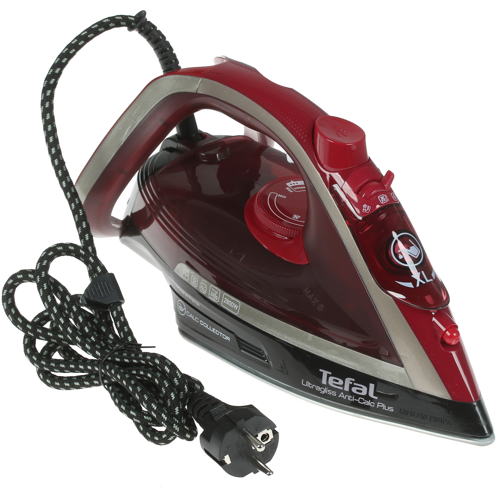 4763241 Утюг Tefal Ultragliss Plus FV6833E0 бордовый STDN-0009433 - Вид №5