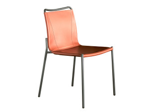 Кожаный стул