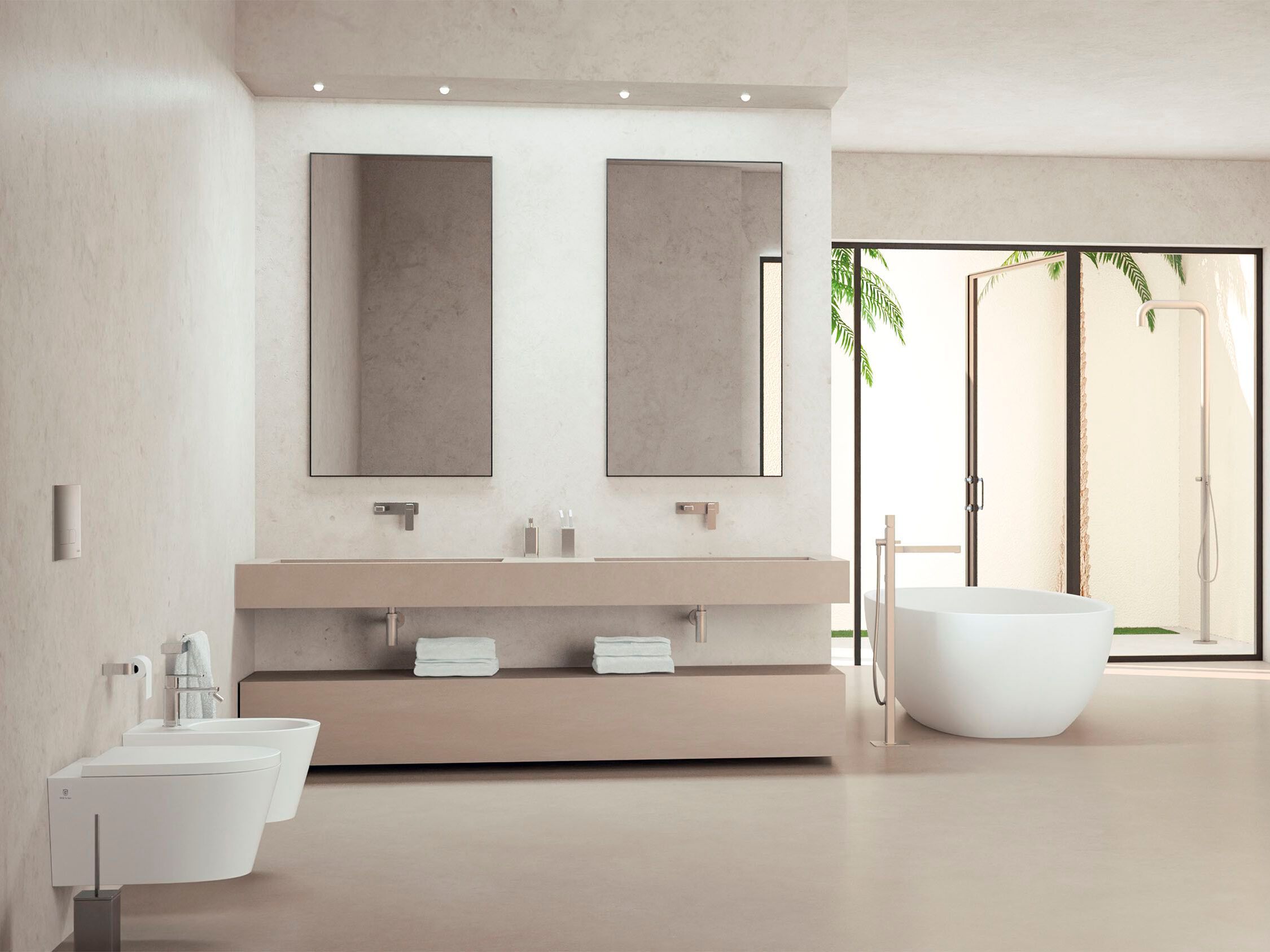 Однорычажный настенный смеситель для раковины GUGLIELMI RUBINETTERIE GX ARCH-00042614 - Вид №1