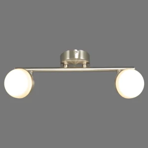 Спот светодиодный Globo 56201, 2x4.8 Вт, цвет матовый никель 18829933 STLM-2098658