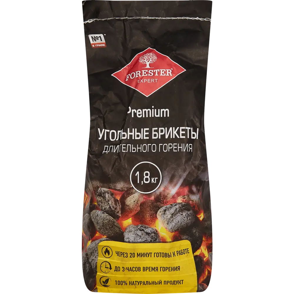 Древесно-угольные брикеты Santreyd Forester для мангала 1.8 кг 83723190 STLM-0043765