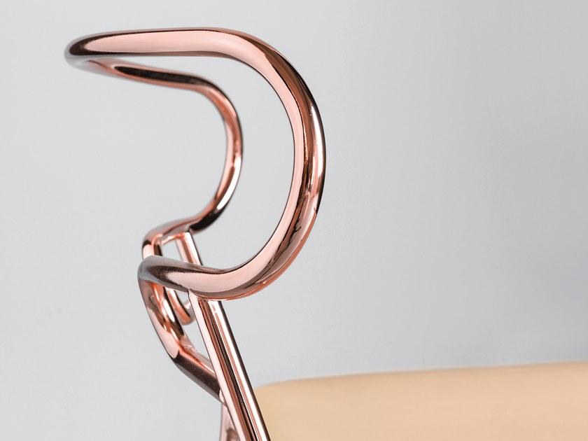 TrabA' Штабелируемый стул из ткани Genoa 0047-met-im - Вид №1