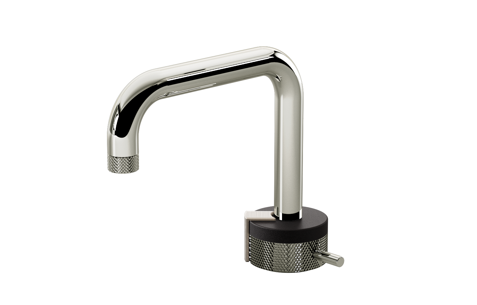 E-11500-R1BK-L1SN-PC Однорычажный прогрессивный смеситель для раковины - излив 15,3см GRAFF MOD+