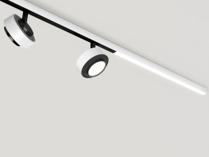 Экструдированный алюминиевый светодиодный трековый светильник