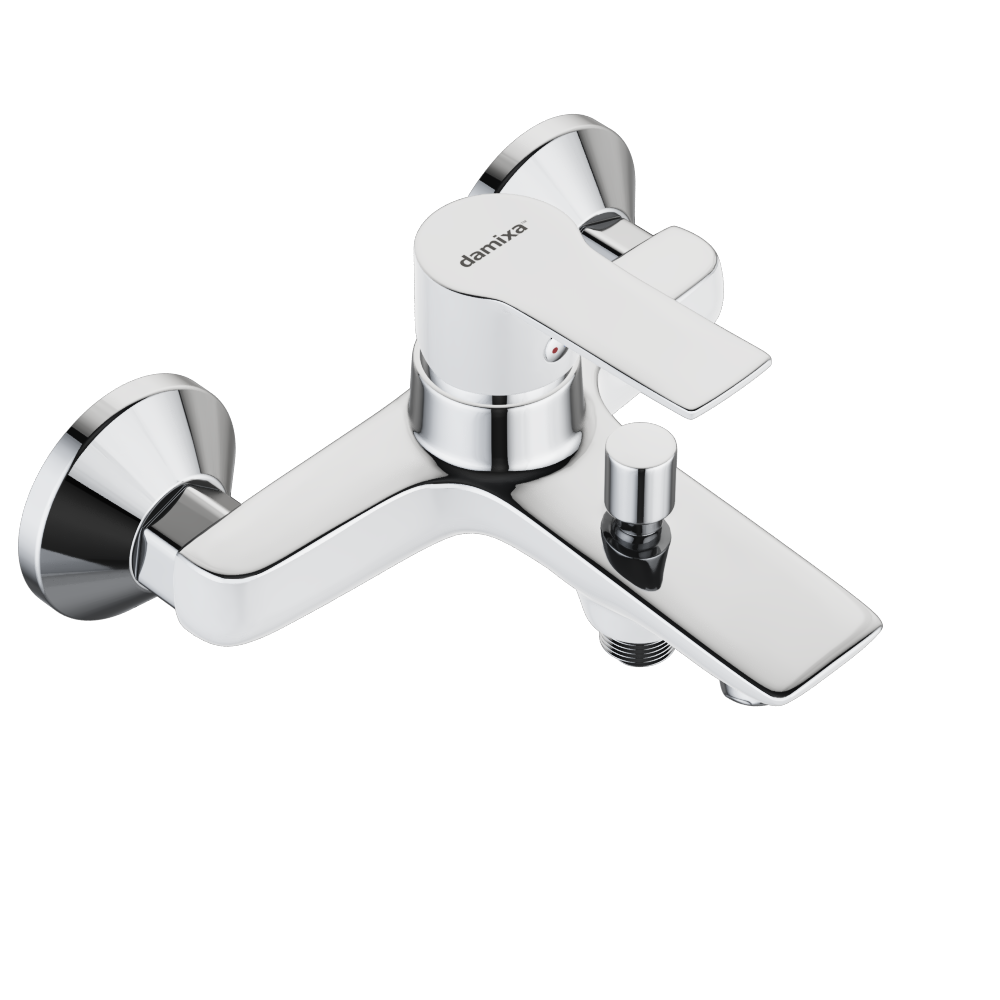 841000000 смеситель для ванны/душа белый Damixa Origin Elegance  - Вид №1