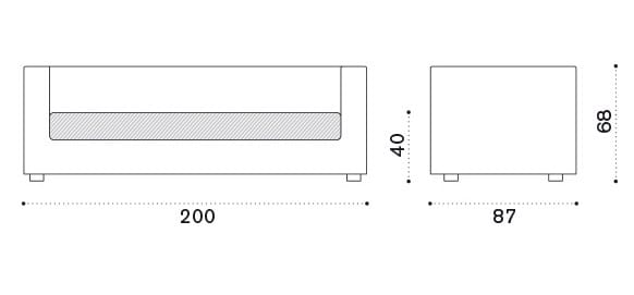 3-местный садовый диван Ethimo EtWick® ARCH-00129246 - Вид №6