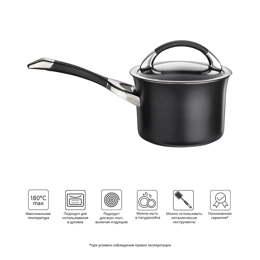 R80035_CI Сотейник для соусов с крышкой symmetry, 1,9 л CIRCULON  - Вид №14