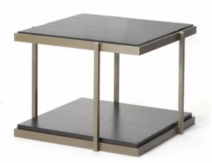 Duvivier Canapés Квадратный деревянный журнальный столик с металлической конструкцией Rio Riobc12t