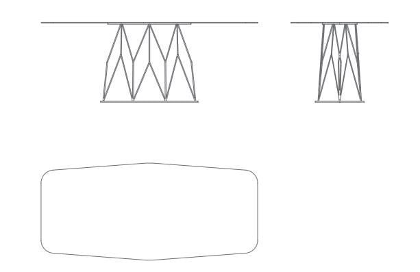 Прямоугольный садовый стол Garda Furniture Ataman ARCH-00010937 - Вид №3