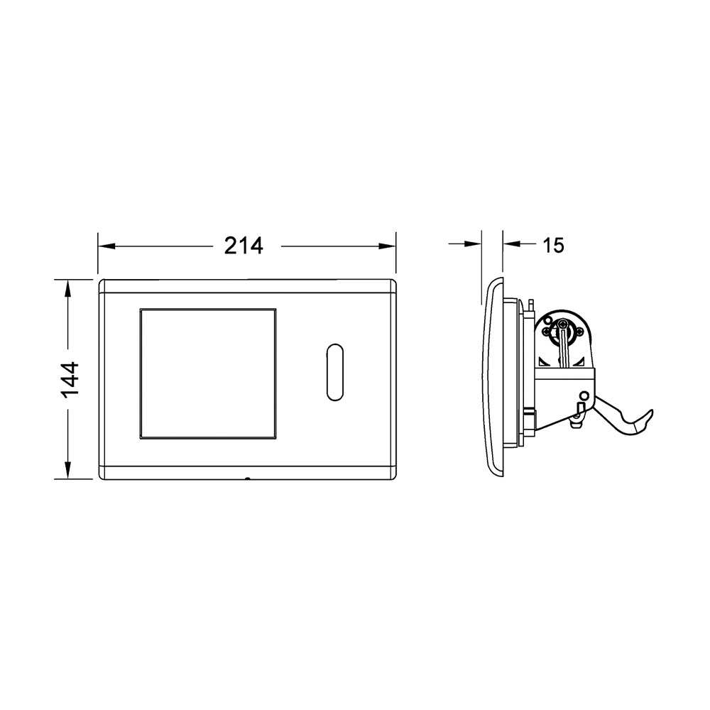 9240361 planus электронные системы смыва Tece TECEplanus - Вид №1