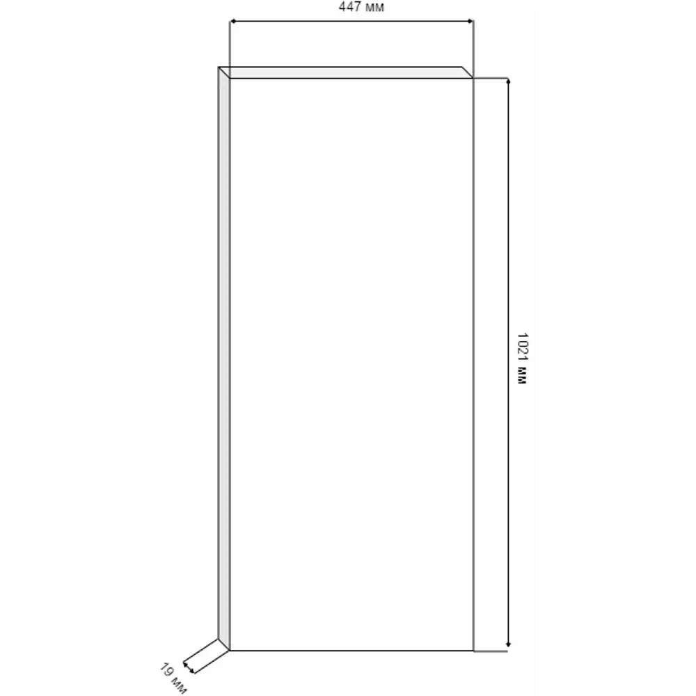Фасад кухонный KONSENSA Оксфорд 45×102 см бежевый МДФ 89366056 STLM-1563120 - Вид №6