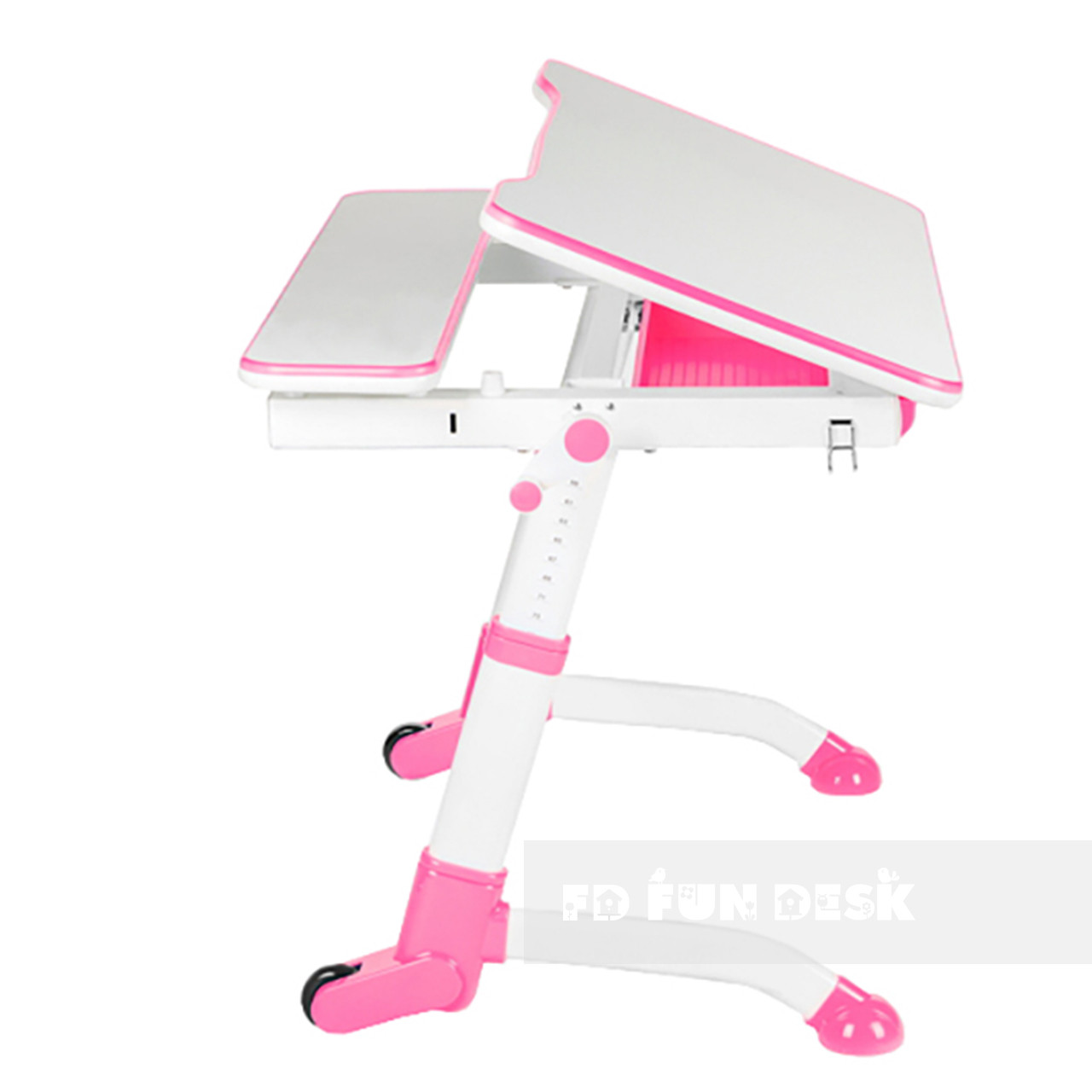 Парта детская на колесиках розовая Volare Pink FUNDESK  00-3948594 Белый;розовый Santreyd  - Вид №2