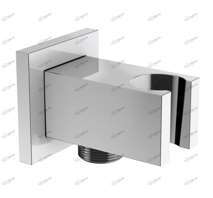 GENEBRE 1635 04 Держатель для душа квадратный с разъемом 1/2 " 