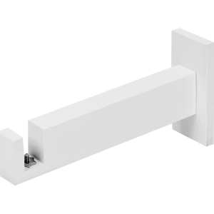 Держатель однорядный Хайтек алюминий цвет белый 14.65 см