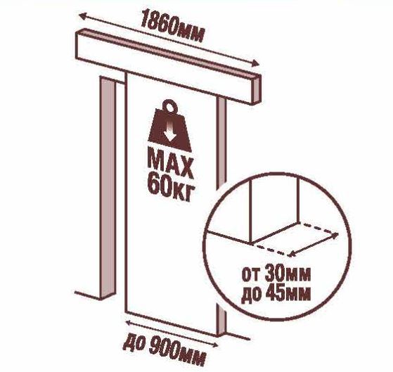 17599494 Комплект фурнитуры Mono 180 STLM-0008422 ARTENS  - Вид №8
