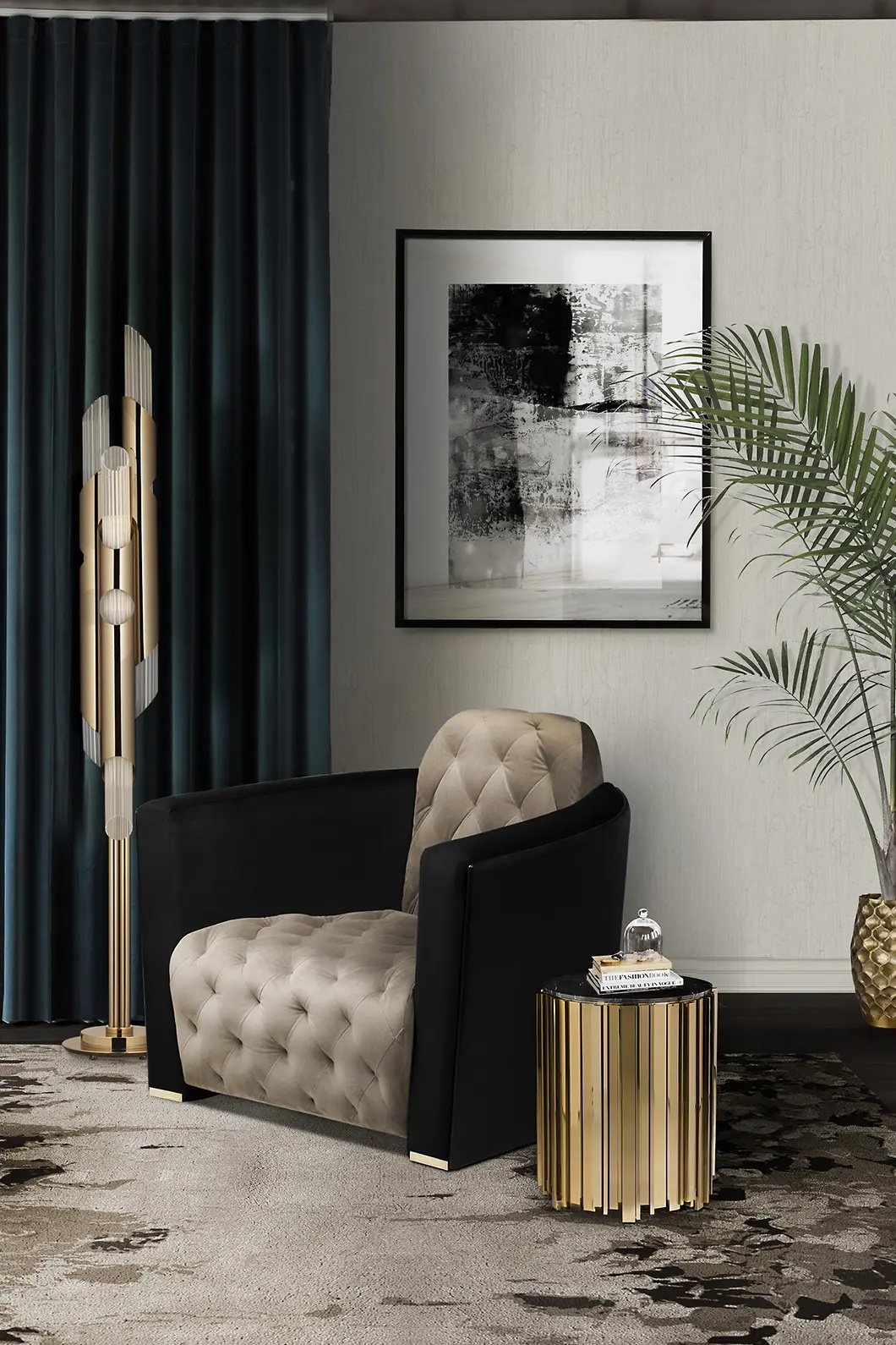 Маленький приставной столик LUXXU Empire 241 - Вид №1