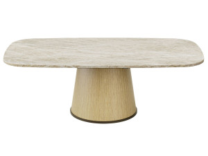 Прямоугольный мраморный стол с регулируемой высотой