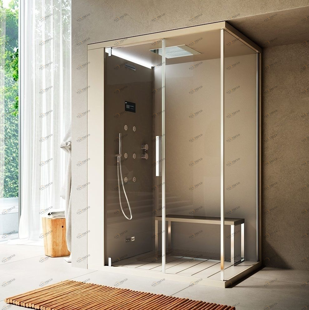 Душевая кабина pasodoble 140 с паром Glass1989 RUL0AB1