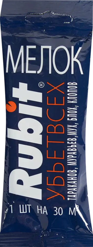 Инсектицидный мелок RUBIT для защиты от насекомых 20 г 82274672