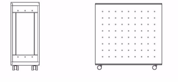 Dieffebi Стальная подставка для процессора и ноутбука на колесиках Personal storage 90000240qs - Вид №6