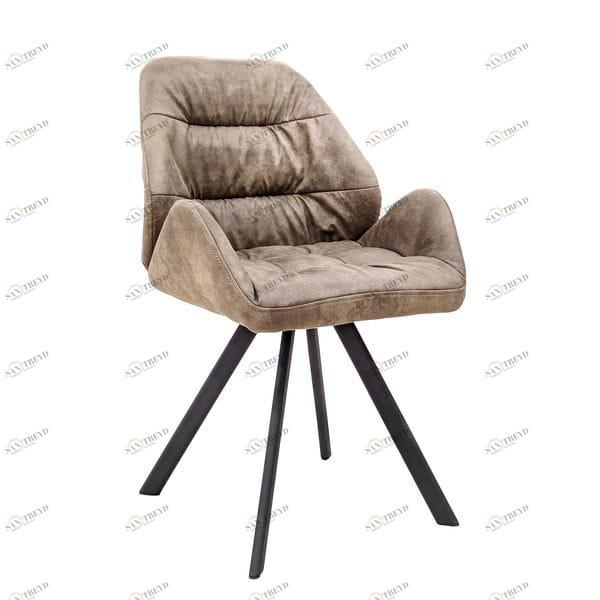 Стул обеденный коричневый с черными ножками Soho UNICO  248828 Коричневый 