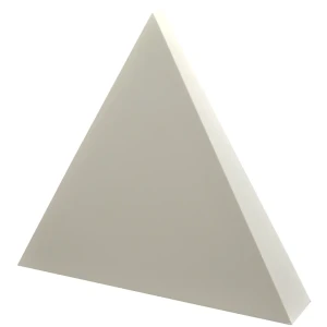 3D Панели матовые без покрытия 7 шт цвет белый