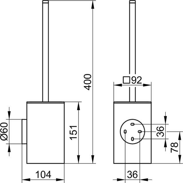 19064010101 Пластиковая вставка KEUCO Edition 90 - Вид №2