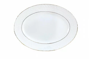 Блюдо овальное The snow Queen 25,4 см КОРАЛЛ THE SNOW QUEEN 029619 Белый