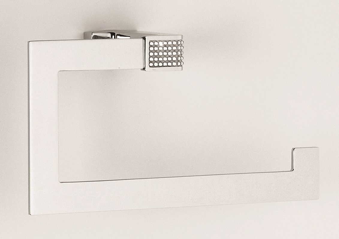 H9000/05CRС Sanibano Diamond, полотенцедержатель - полукольцо, цвет хром-кристаллы Swarovski crystal