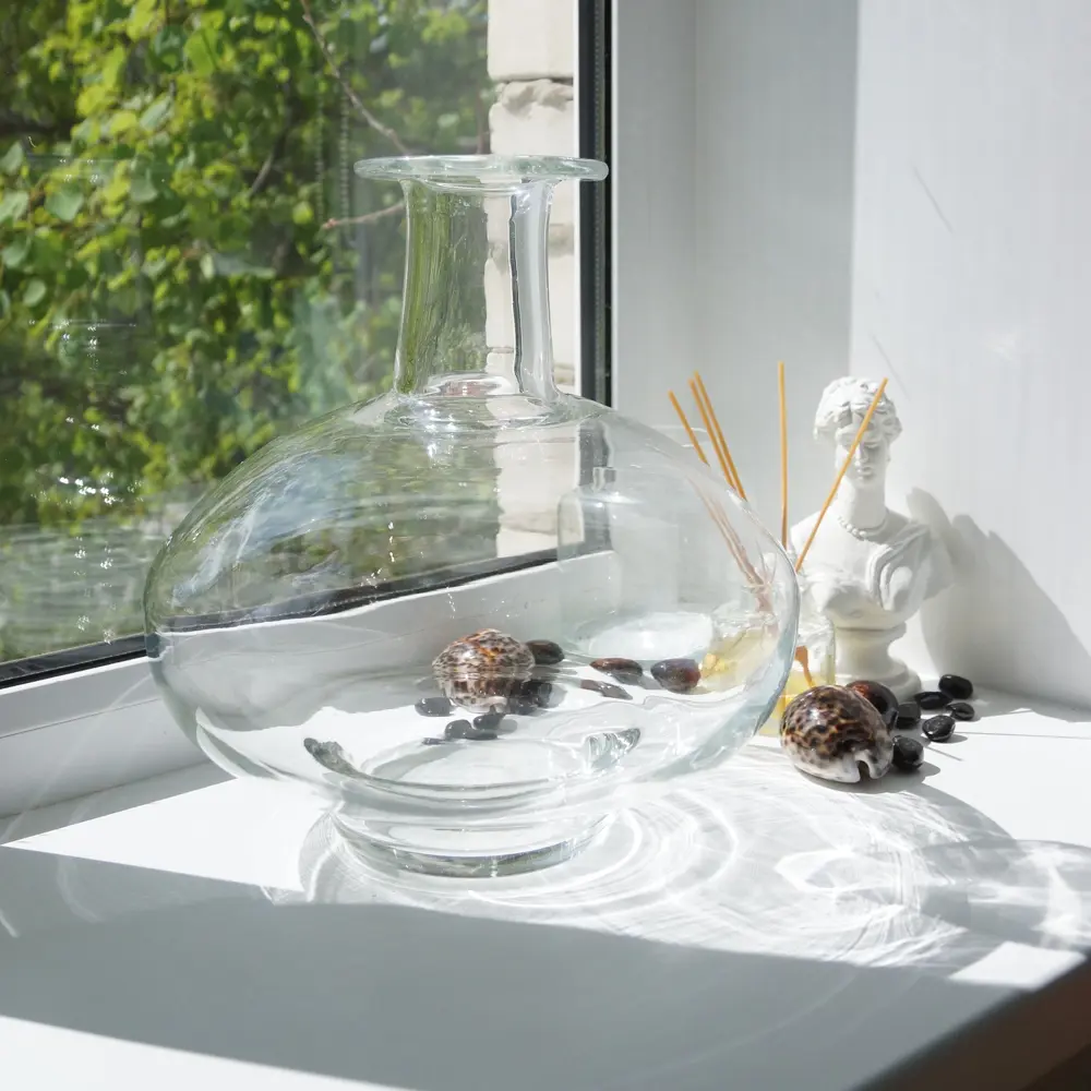 Ваза стекло цвет прозрачный 32 см EVIS STLM-2173665 - Вид №2