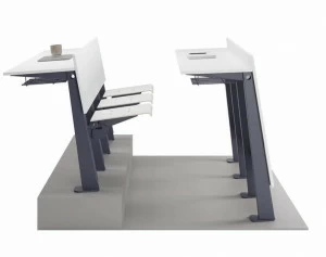 Ersa Стойка из ламината со встроенными стульями и металлической структурой