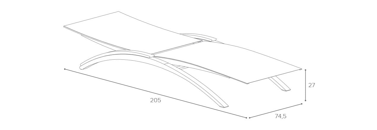 Откидная Садовая кровать для укладки Royal Botania O-Zon ARCH-00048631 - Вид №22