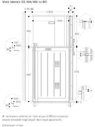 Gaggenau Комбинированный духовой шкаф из нержавеющей стали и стекла Serie 400 Bs484112 - Вид №2