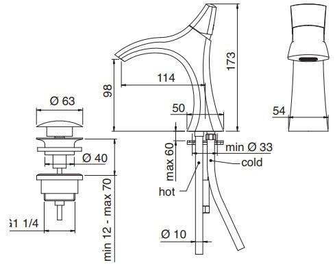 Rubinetterie Treemme Hedo'  0910  - Вид №3
