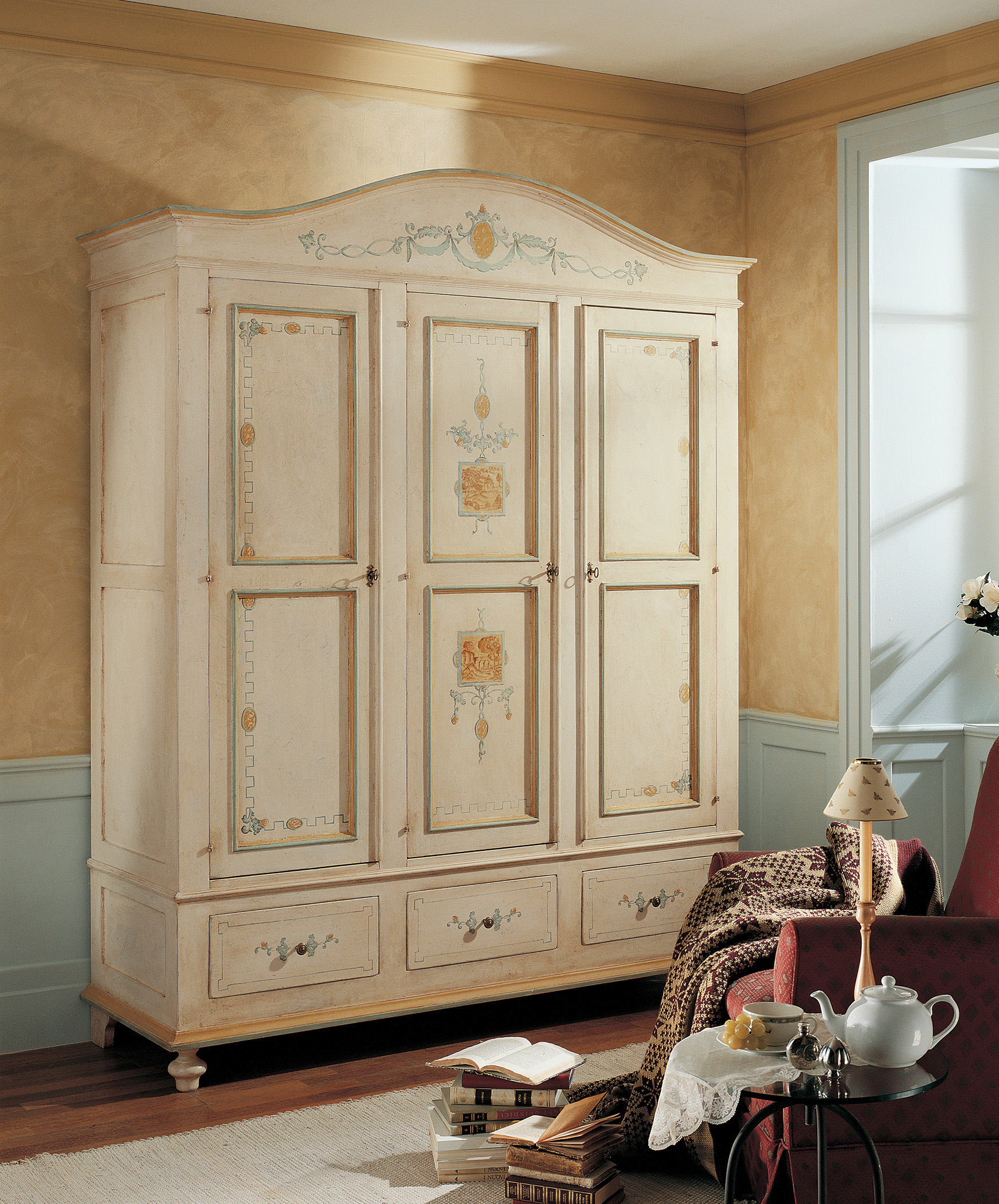 2972 Tifernoit Шкаф 3-дверный, 3 ящика Zona Notte  - Вид №1