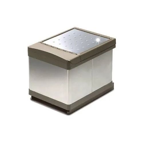 Система сортировки мусора ALBIO 30 2X16 L серый пластик/нержавещая сталь Alveus 227979 - Вид №5