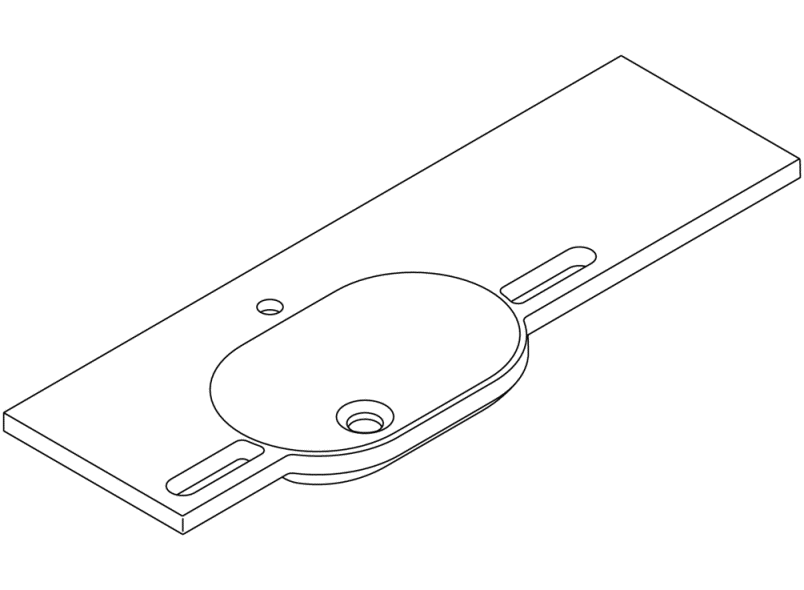 950.11.201S Умывальник различной длины HEWI Waschtische  - Вид №11