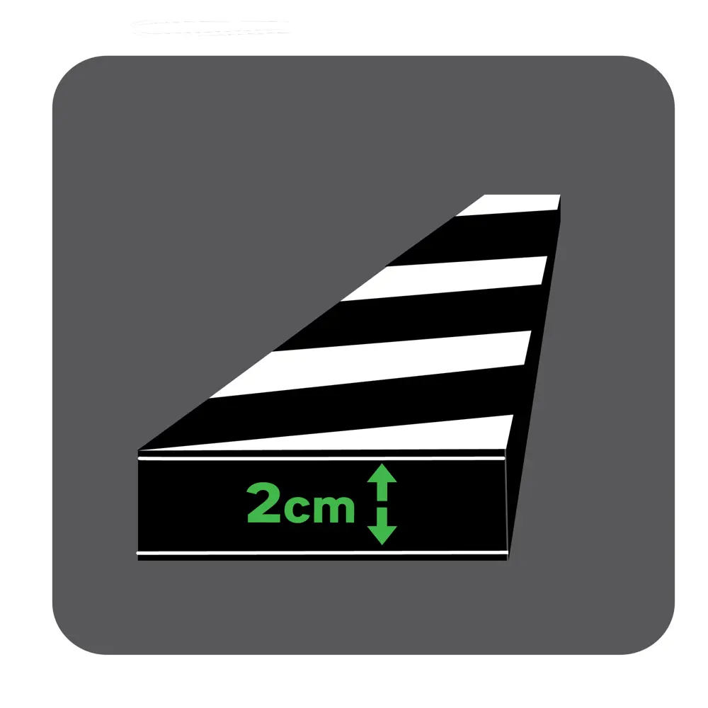Демпфер для стен Standers прямой 50x15 см, пластик, цвет чёрный 82190161 STLM-2199484  - Вид №7