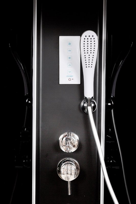 D80S+ эл. Душевая кабина DETO Серия D L 810 с электрикой BLACK - Вид №10