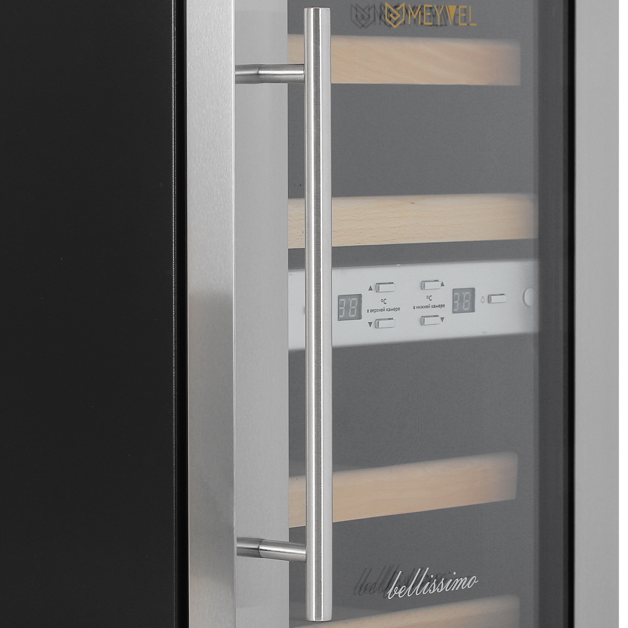 5343814 Винный шкаф Meyvel MV12-SF2 easy серебристый STDN-0044603 - Вид №6