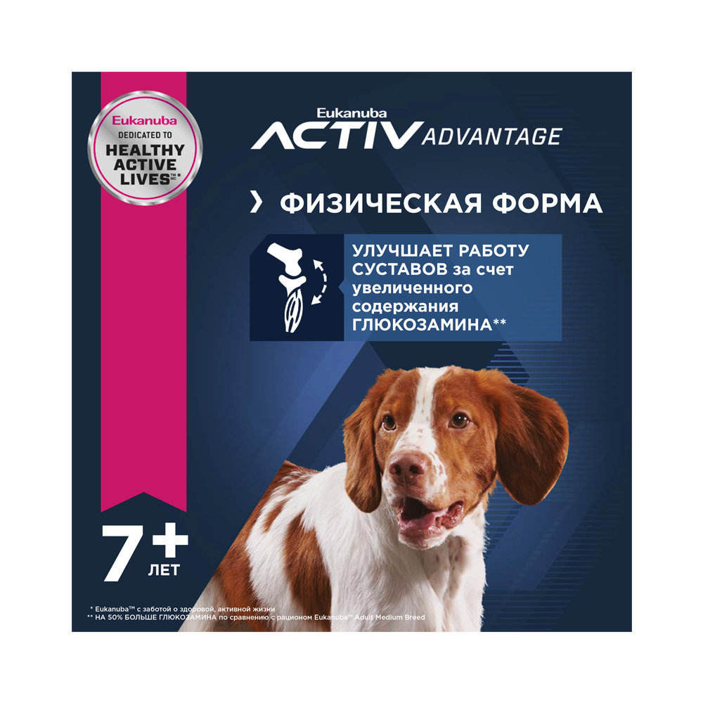 ПР0023016 Корм для собак старше 7 лет ягненок, рис сух. 12кг Eukanuba  - Вид №2