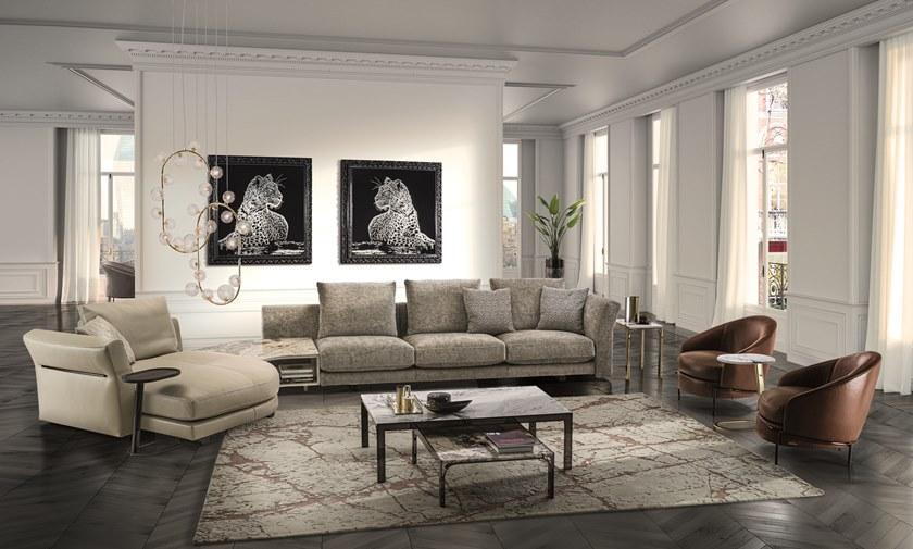 Longhi Модульный тканевый диван Loveluxe 2020 – sartoria collection sun-id-1513575 - Вид №9