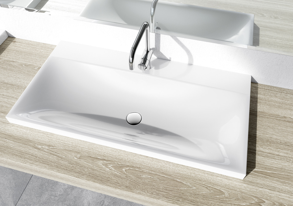 Умывальник KALDEWEI Сталь эмалированная 3040 282 холодный серый 90 30403083282  - Вид №4